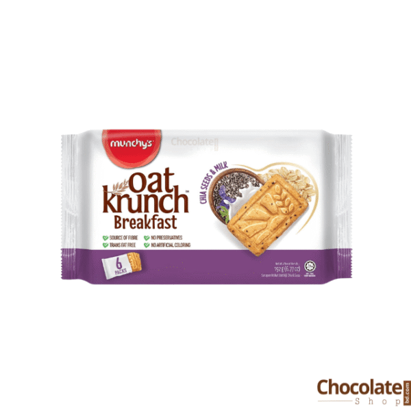 Munchy's Oat Krunch Breakfast Chia Seeds & Milk