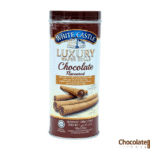 White Castle Luxury Wafer Rolls Chocolate Flavour