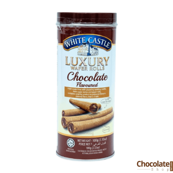 White Castle Luxury Wafer Rolls Chocolate Flavour