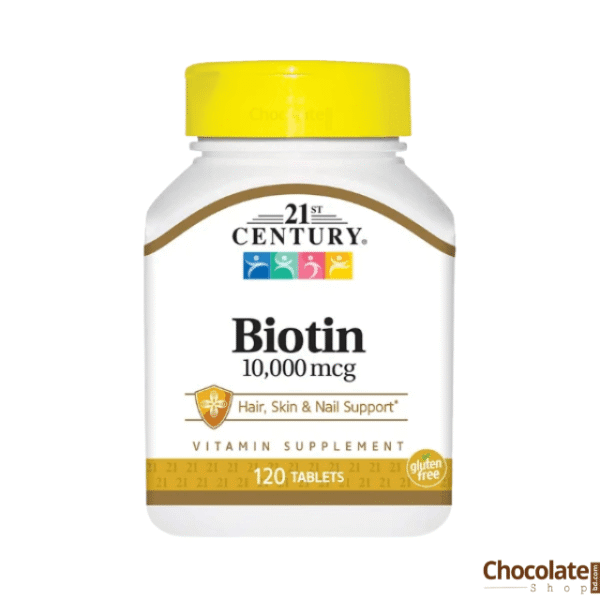 21st Century Biotin 10,000mcg 120 Tablets