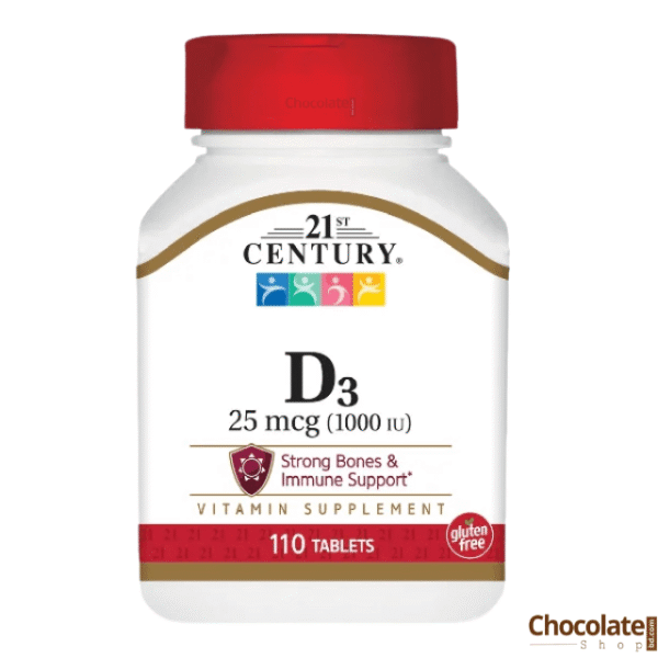 21st Century D3 Vitamin Supplement 110 Tablets