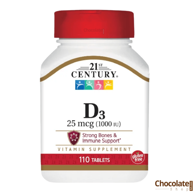 21st Century D3 Vitamin Supplement 110 Tablets (1) 21st Century D3 Vitamin Supplement 110 Tablets