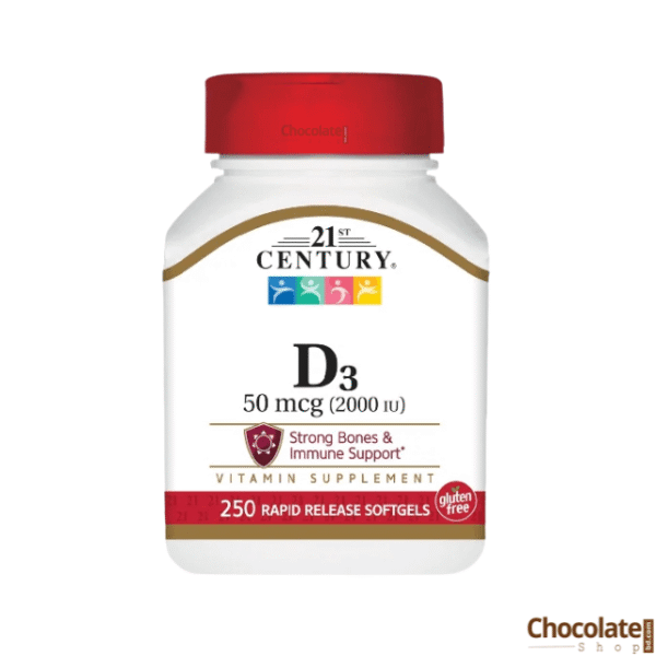 21st Century D3 Vitamin Supplement 250 Tablets