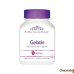 21st Century Gelatin 600mg 100 Capsules