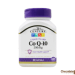 21st Century Liquid Filled Co Q-10 200 mg 90 Softgels