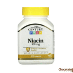 21st Century Niacin 100mg 110 Tablets