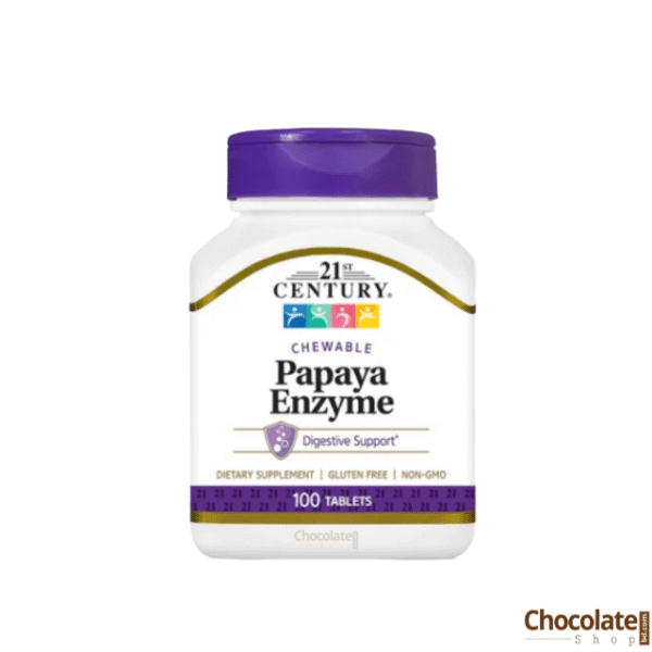 21st Century Papaya Enzyme 100 Tablets