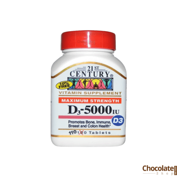21st Century Vitamin D3 5000IU 110 Tablets