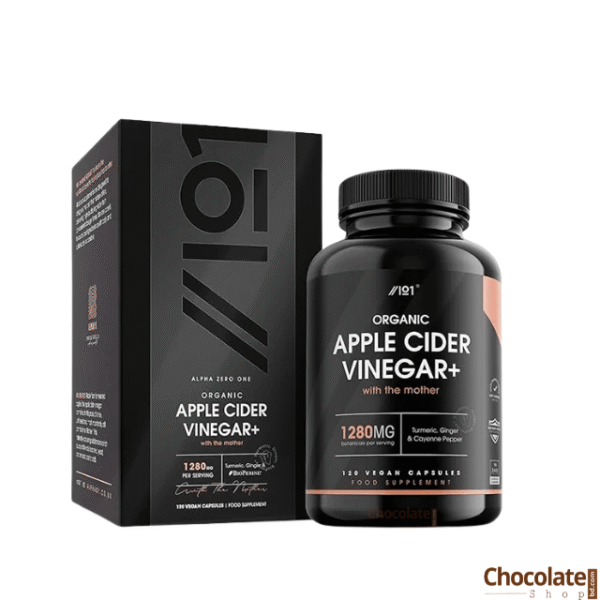 ALPHA01 Organic Apple Cider Vinegar 120 Vegan Capsules