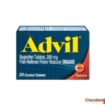 Advil Pain and Headache Reliever Ibuprofen 200 mg 24 Tablets