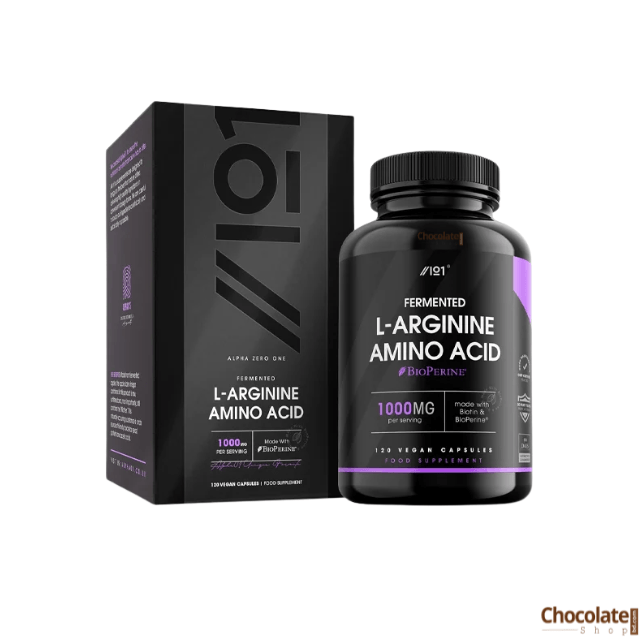 Alpha Zero One Fermented L-Arginine 120 Vegan Capsules (1) Alpha Zero One Fermented L-Arginine 120 Vegan Capsules