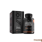 Alpha01 Organic Turmeric & Ginger 1440mg 90 Vegan Capsules