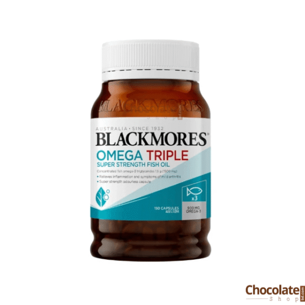Blackmores Omega Triple Super Strength Fish Oil 150 Capsules