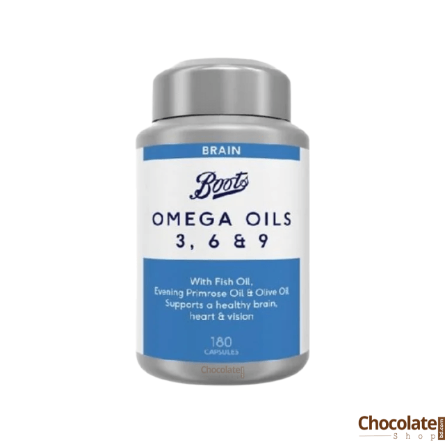 Boots Omega Oils 3, 6 & 9 For Brain 180 Capsules (1) Boots Omega Oils 3, 6 & 9 For Brain 180 Capsules