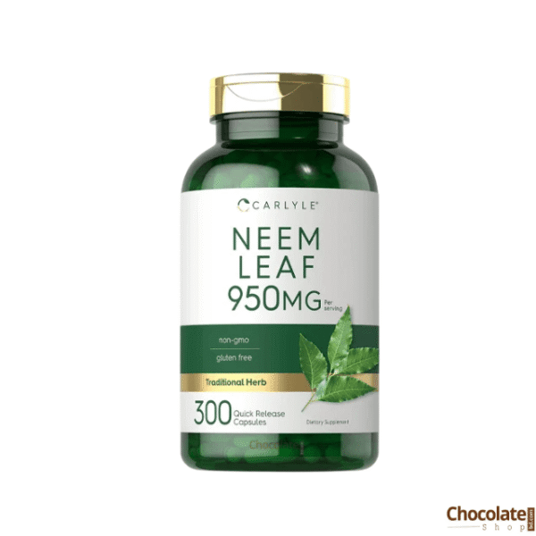 Carlyle Neem Leaf Traditional Herbal 950mg 300 Capsules