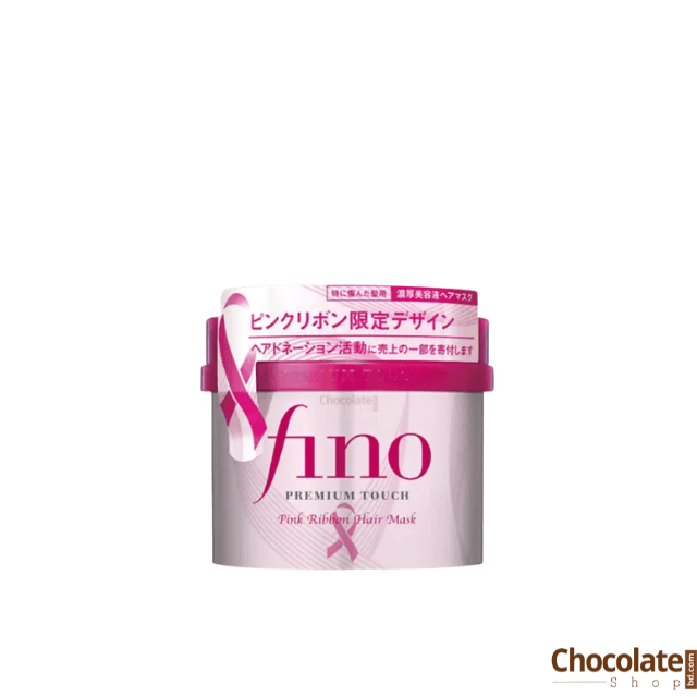 _Fino Premium Touch Pink Ribbon Hair Mask 230g (1) Fino Premium Touch Pink Ribbon Hair Mask 230g