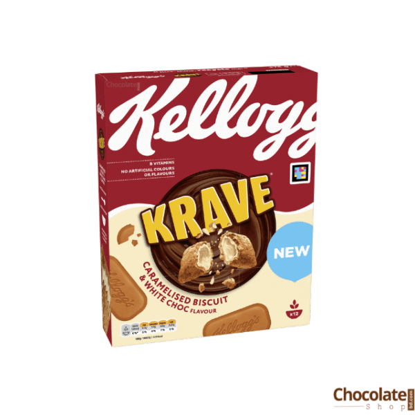 Kellogg’s Krave Caramelised Biscuit White Choc Flavour
