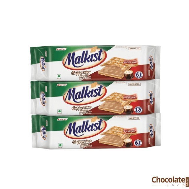 Malkist Cappuccino Flavoured Cracker Biscuits 3 Pack (1) Malkist Cappuccino Flavoured Cracker Biscuits 3 Pack
