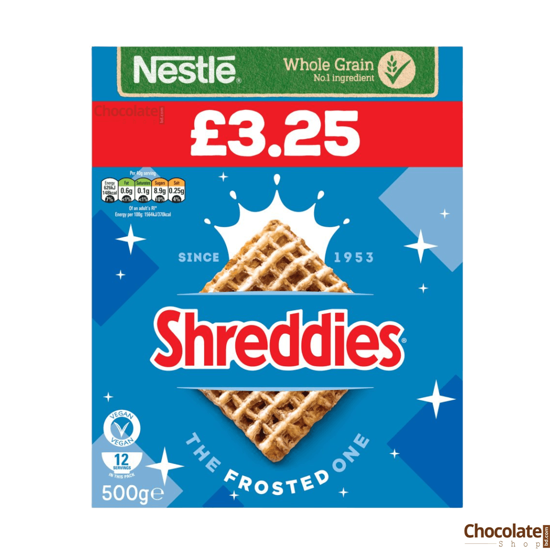 _ Nestle Shreddies Frosted 500g (1) Nestle Shreddies Frosted 500g